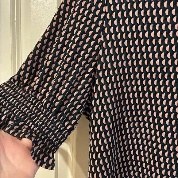 Adrianna Papell Black and White Patterned Blouse - Picture 5 of 8